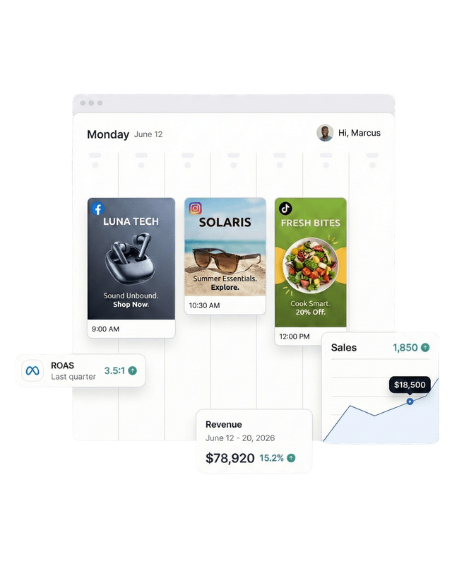 Social media content creation